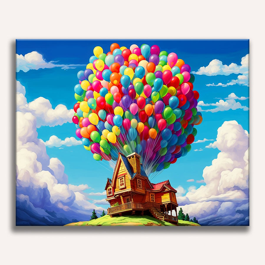 لوحة House in the Skies