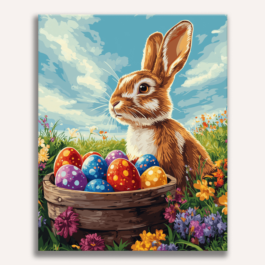 لوحة Bunny's Basket