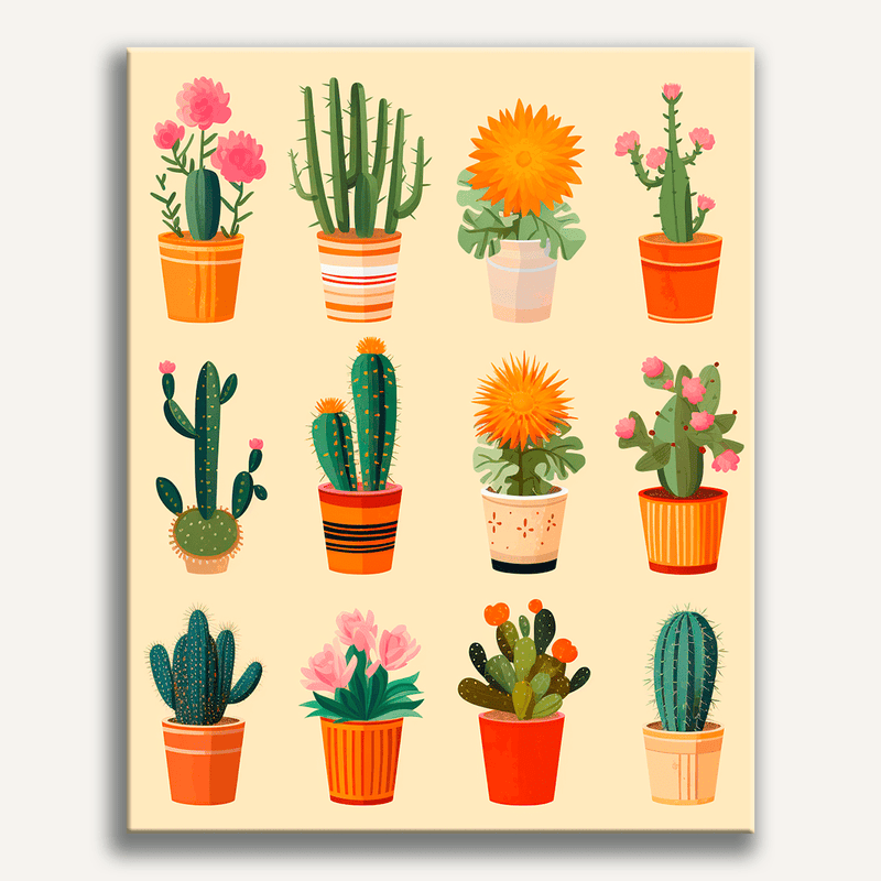 لوحة Cacti Collection