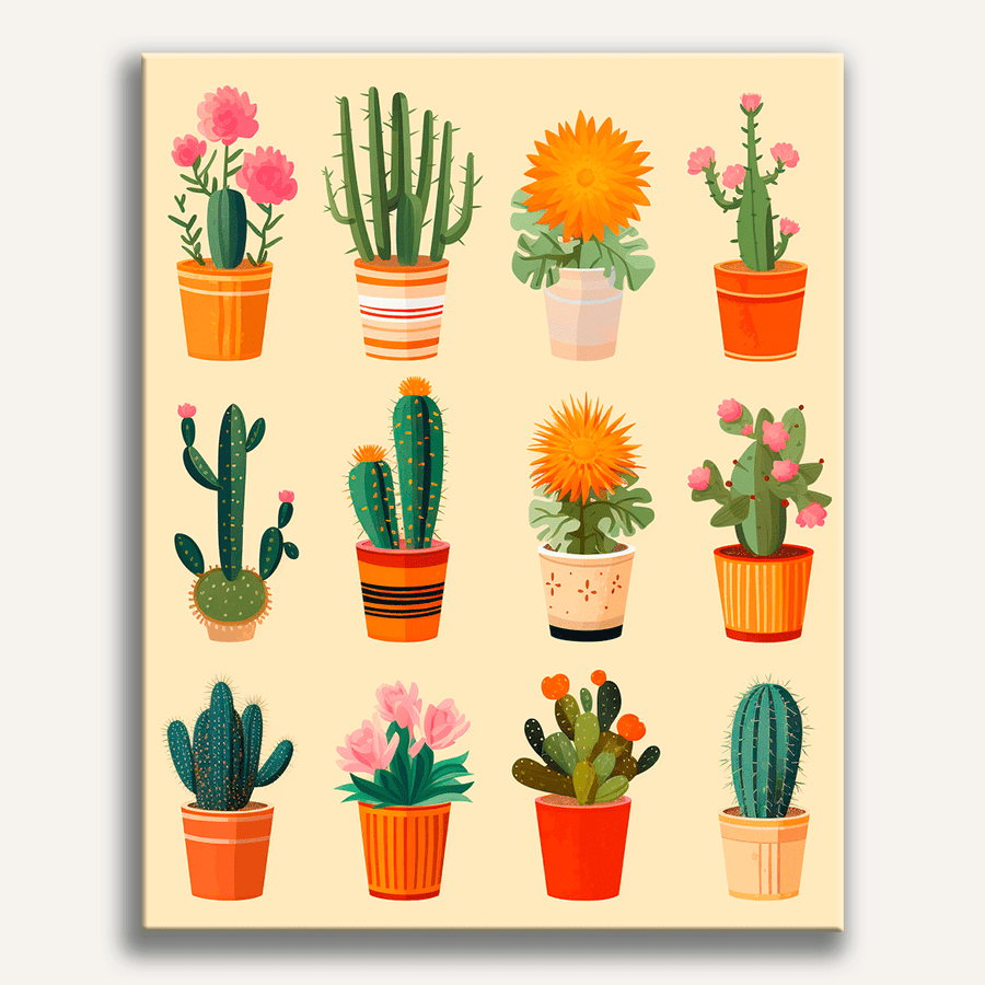 لوحة Cacti Collection