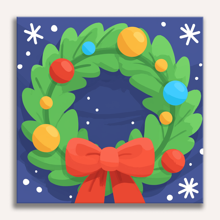 لوحة Christmas Wreath