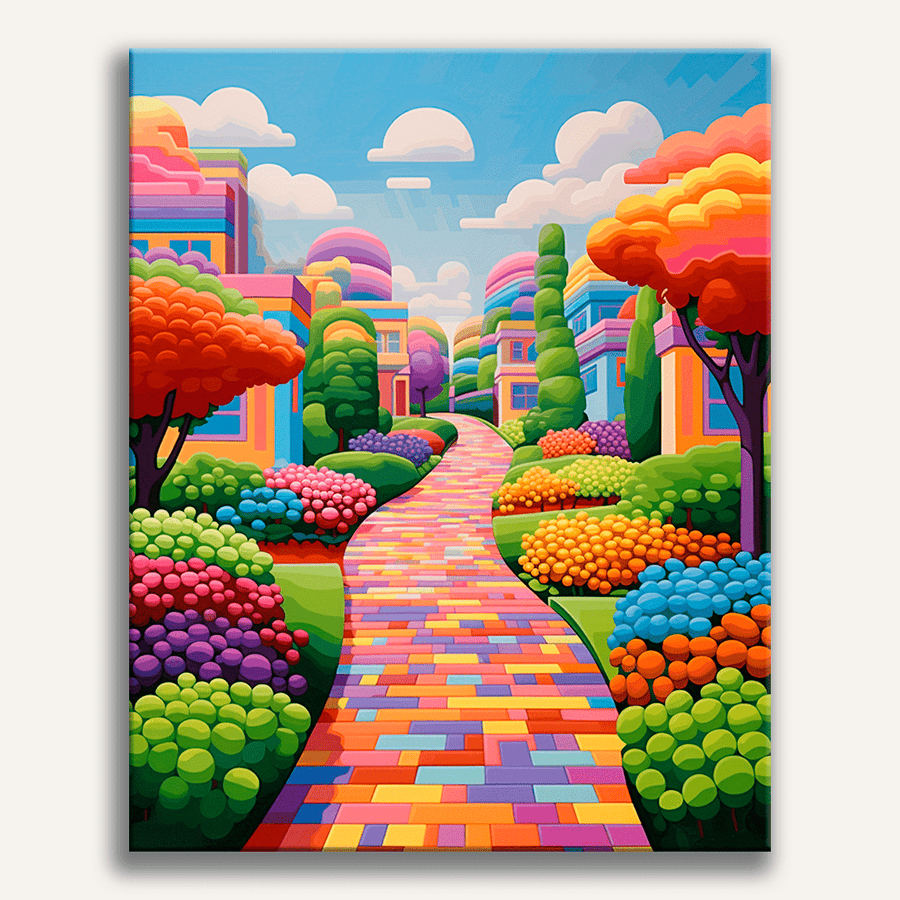 لوحة Chromatic Promenade
