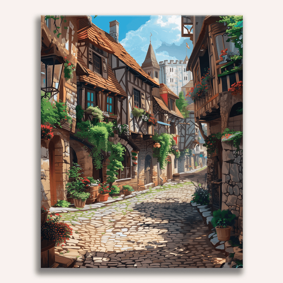 لوحة Cobblestone Alley