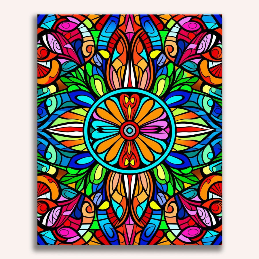 لوحة Color Rhapsody Mandala