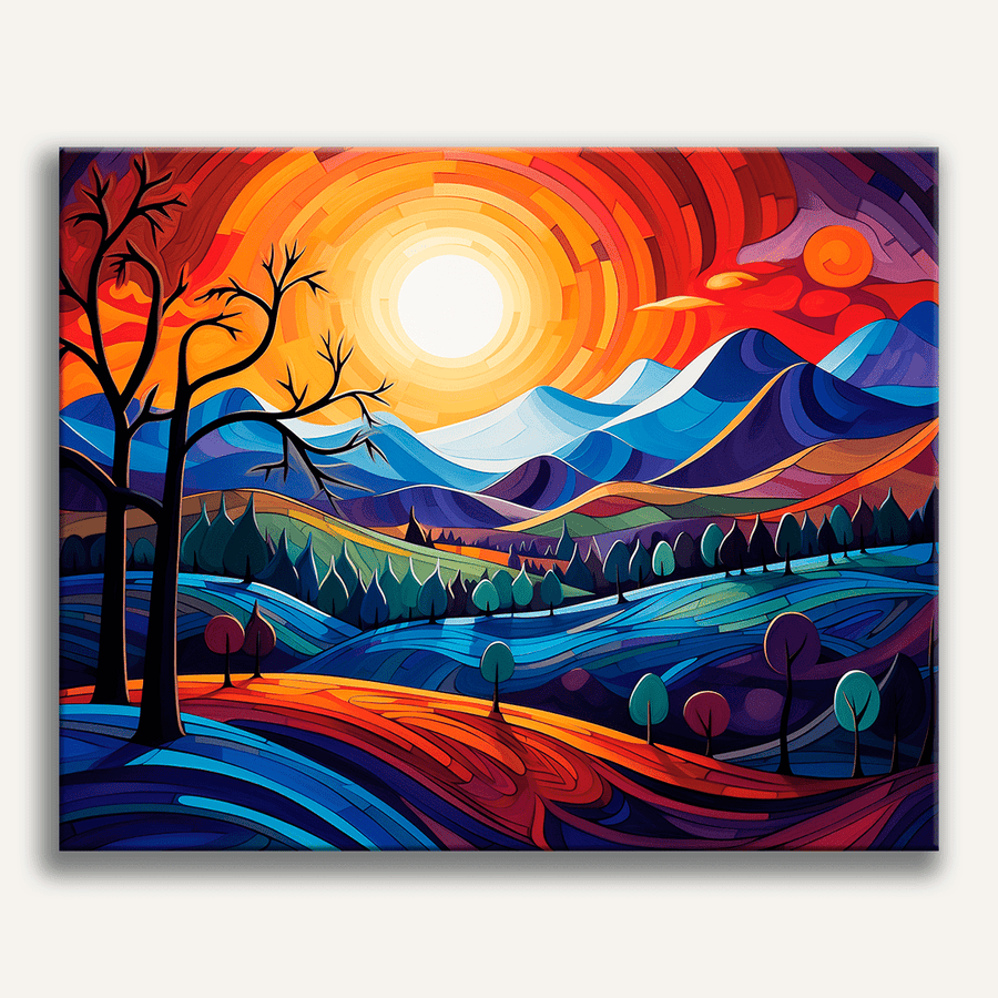 لوحة Colorful Hills