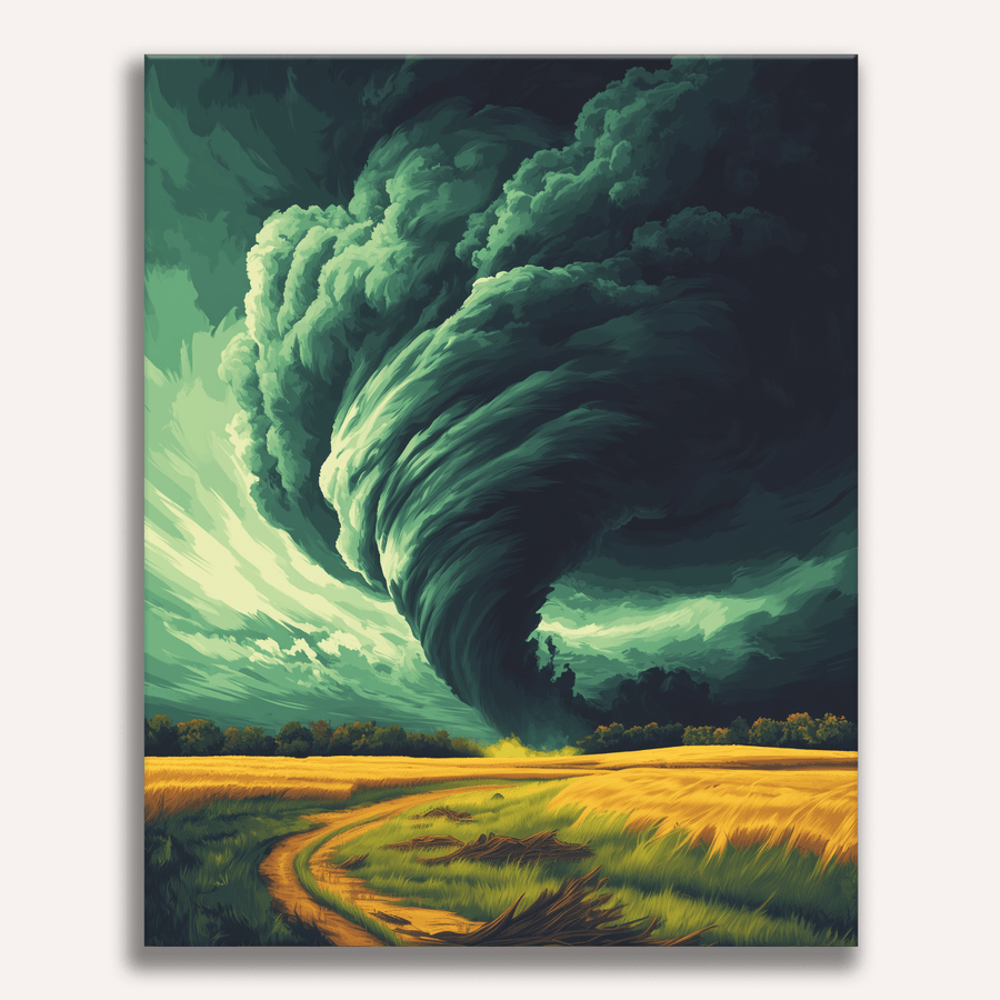 لوحة Destructive Tornado