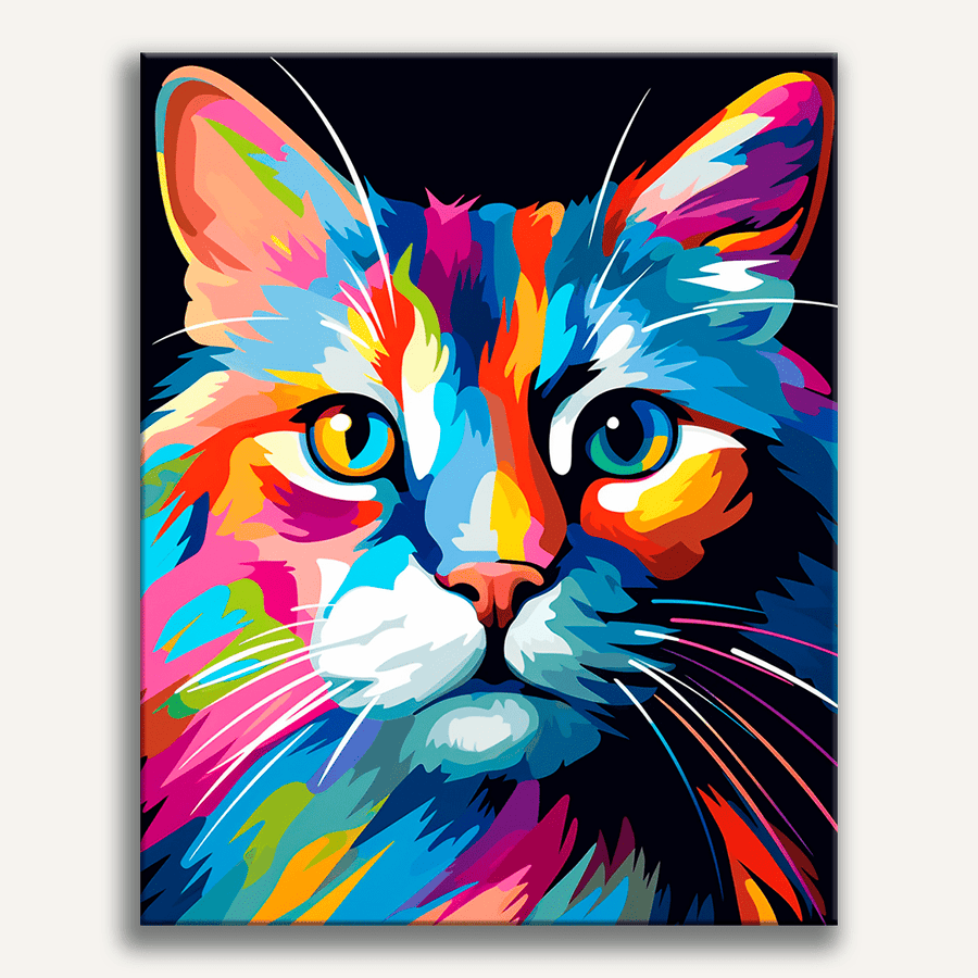 لوحة Feline Colors