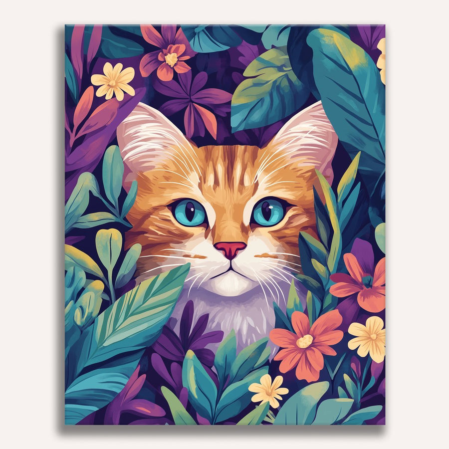 لوحة Hidden Kitty