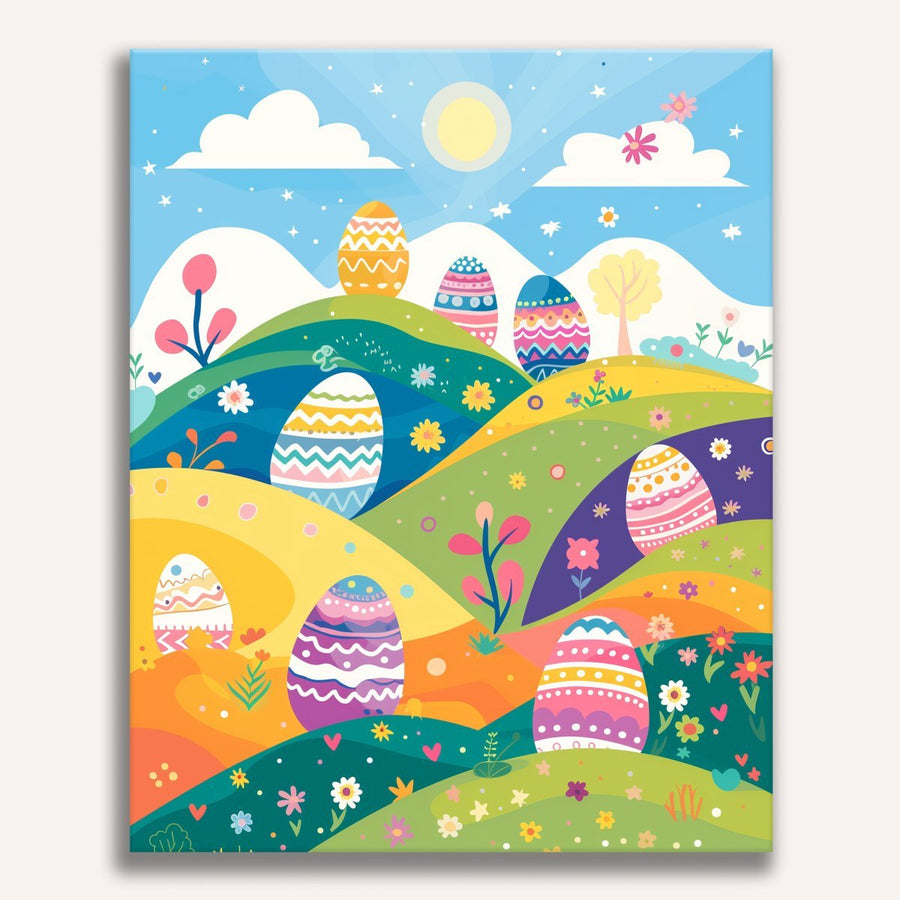 لوحة Magical Easter Hills