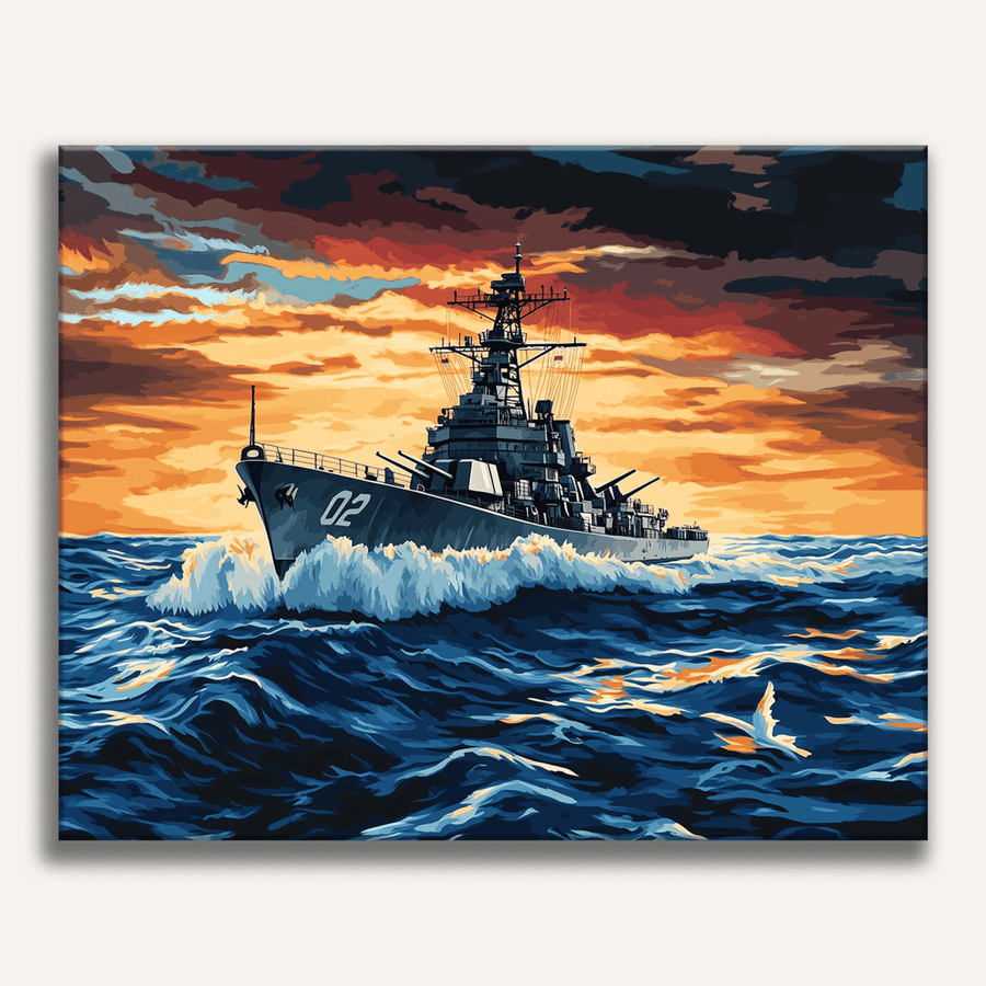 لوحة Navy Battleship