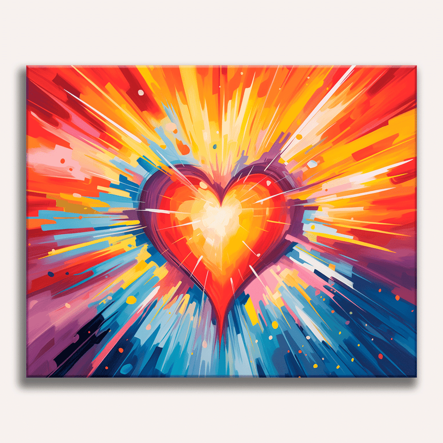 لوحة Radiant Heartburst