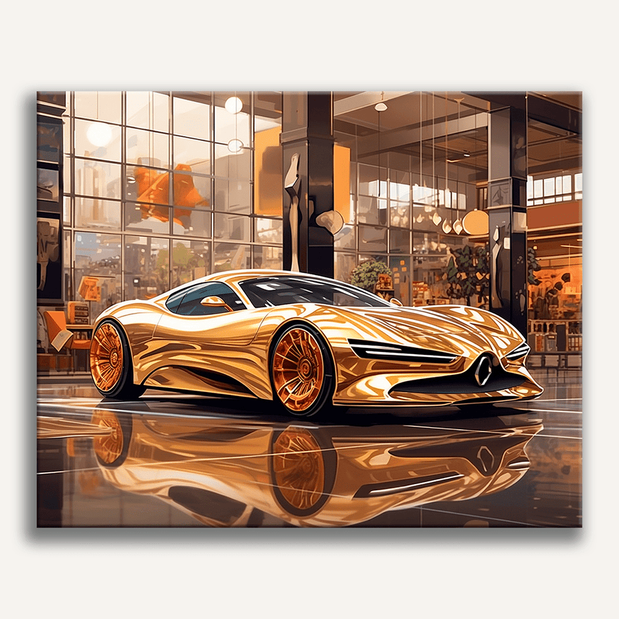 لوحة The Gilded Speedster