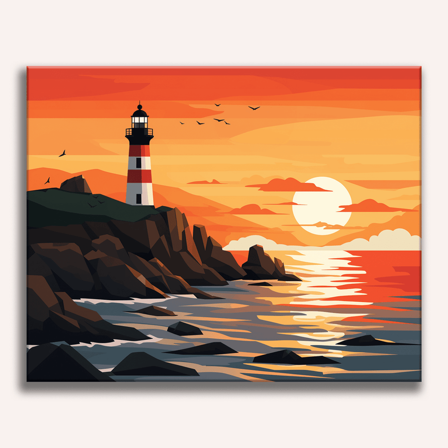لوحة Western Lighthouse