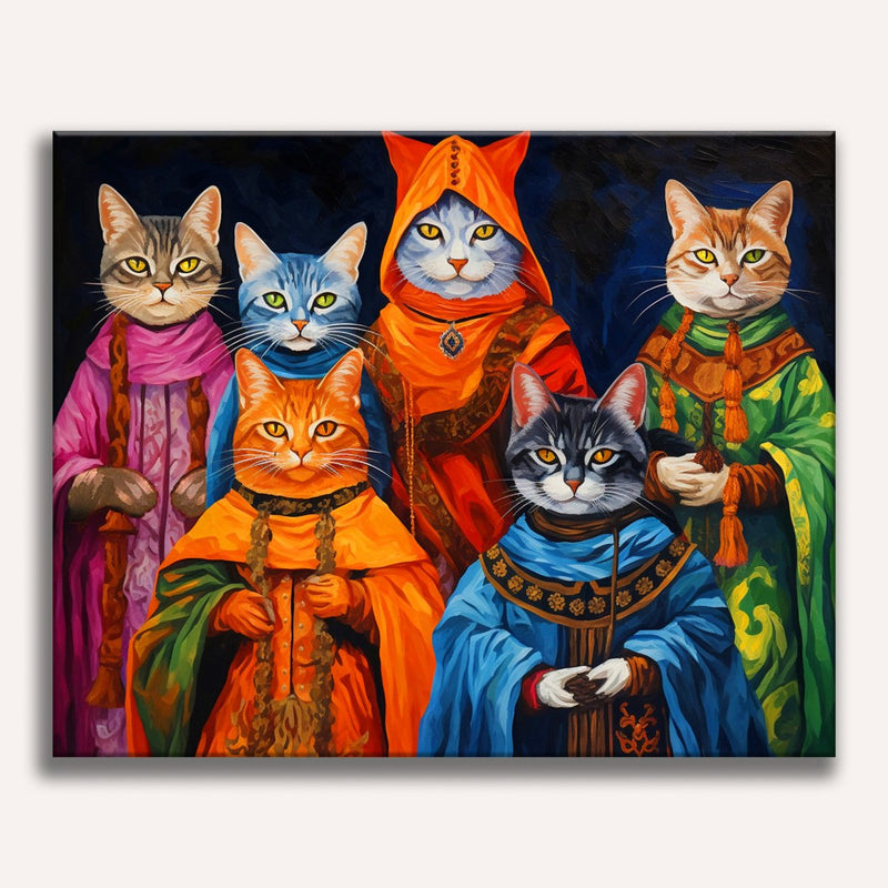 لوحة Feline Council