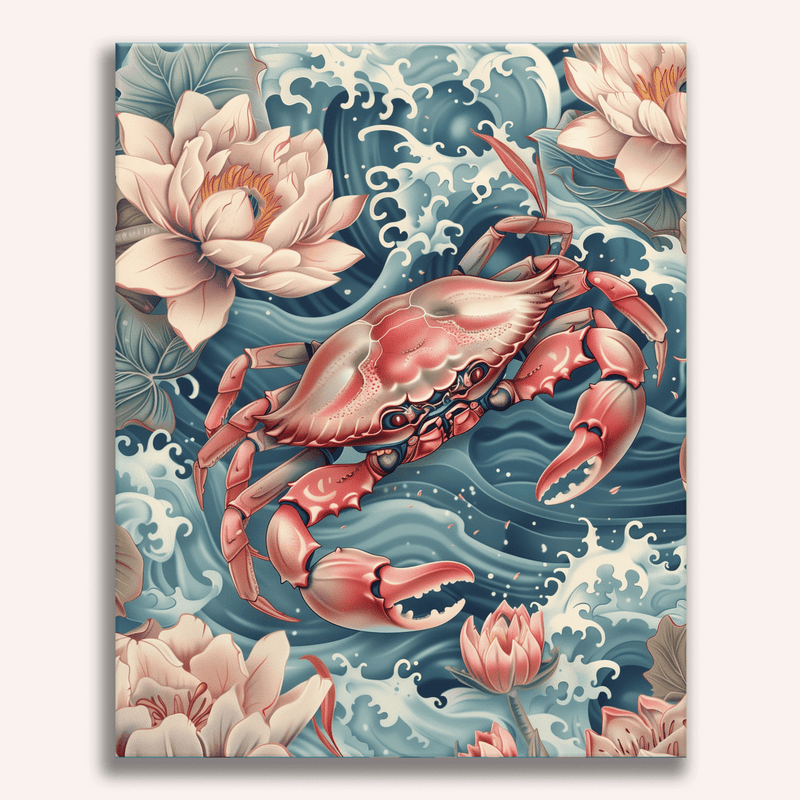 لوحة Surfing Crab
