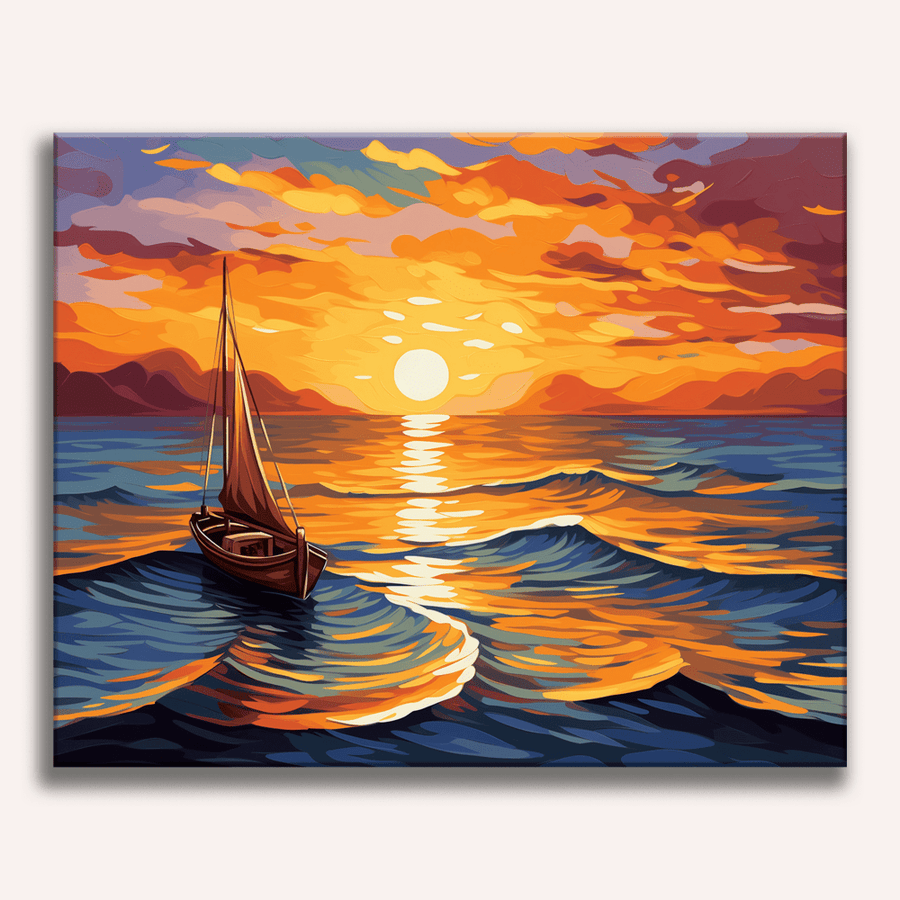 لوحة We Sail at Dawn