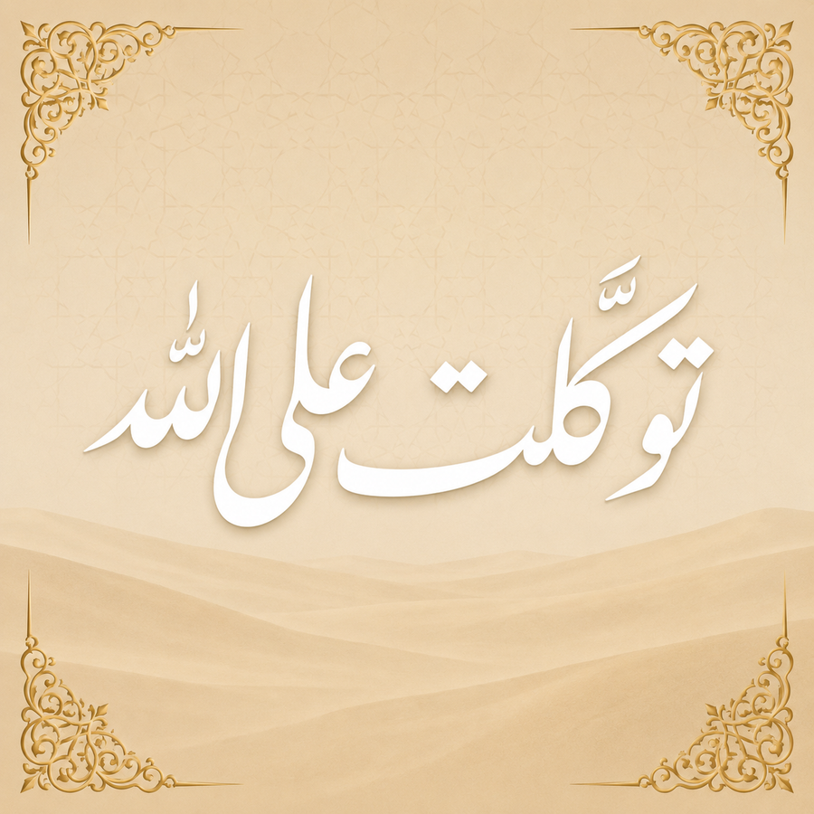 لوحة توكّلت على الله