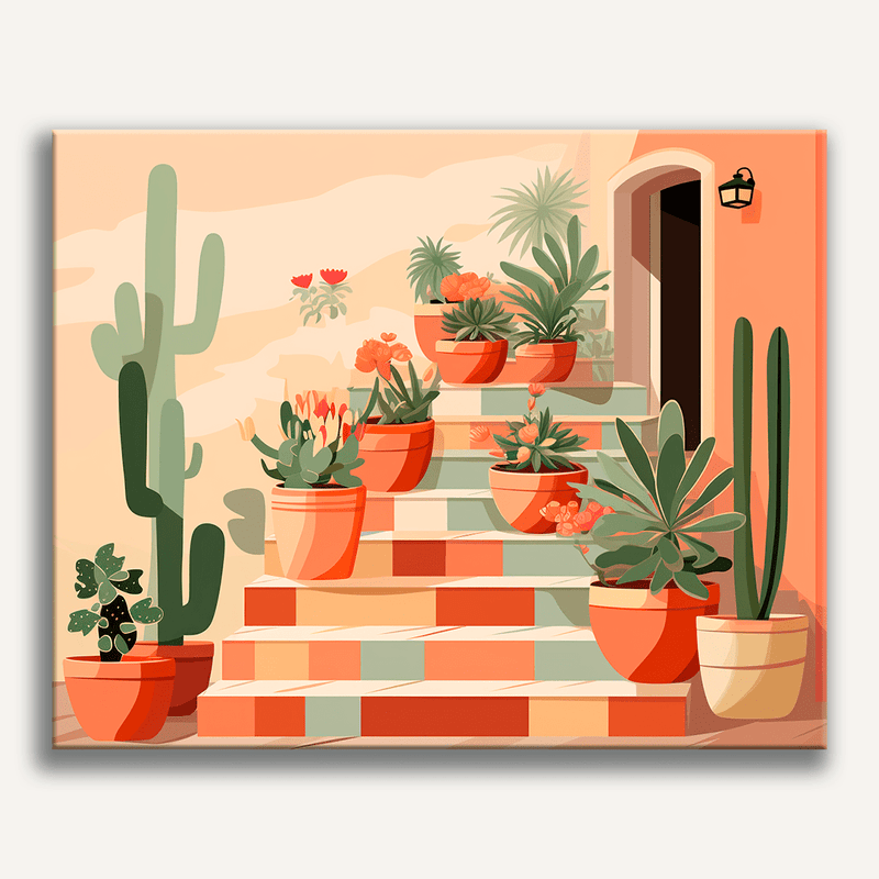 لوحة Cactus Terrace