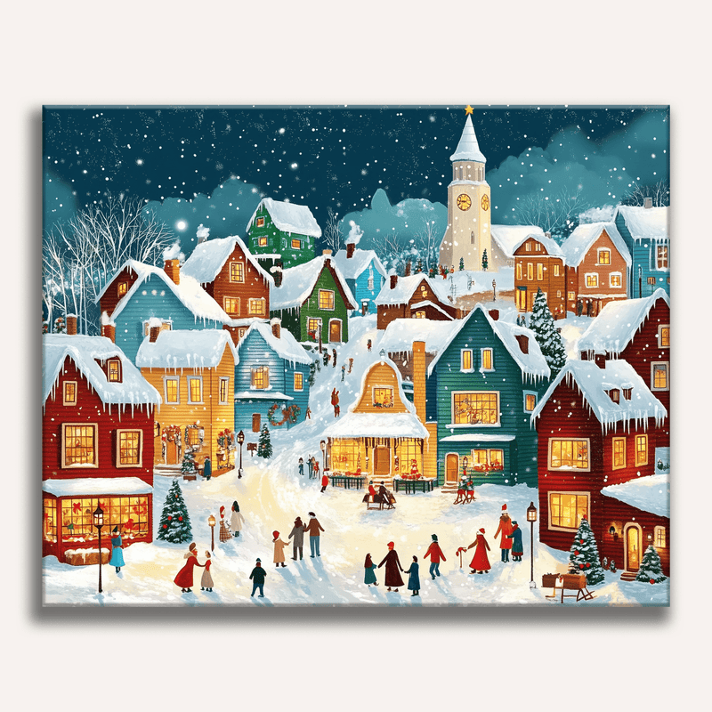 لوحة Christmas Town