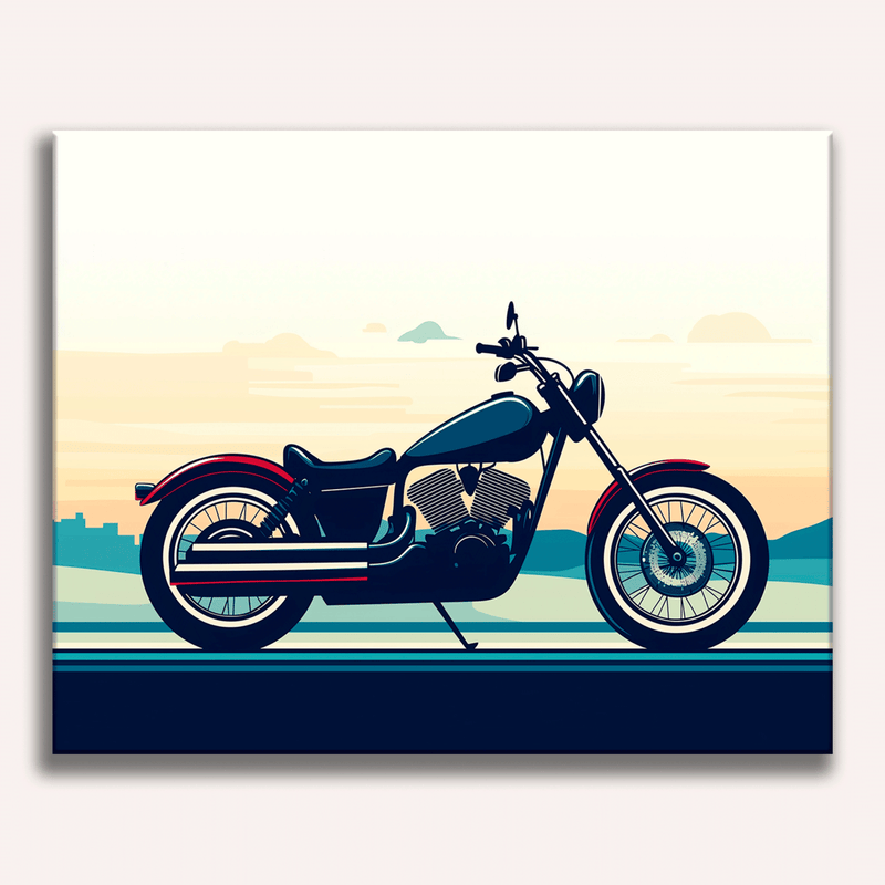 لوحة Classic Motorcycle
