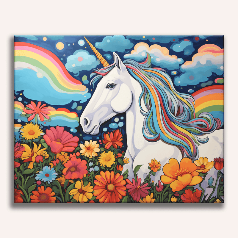 لوحة Colorful Unicorn