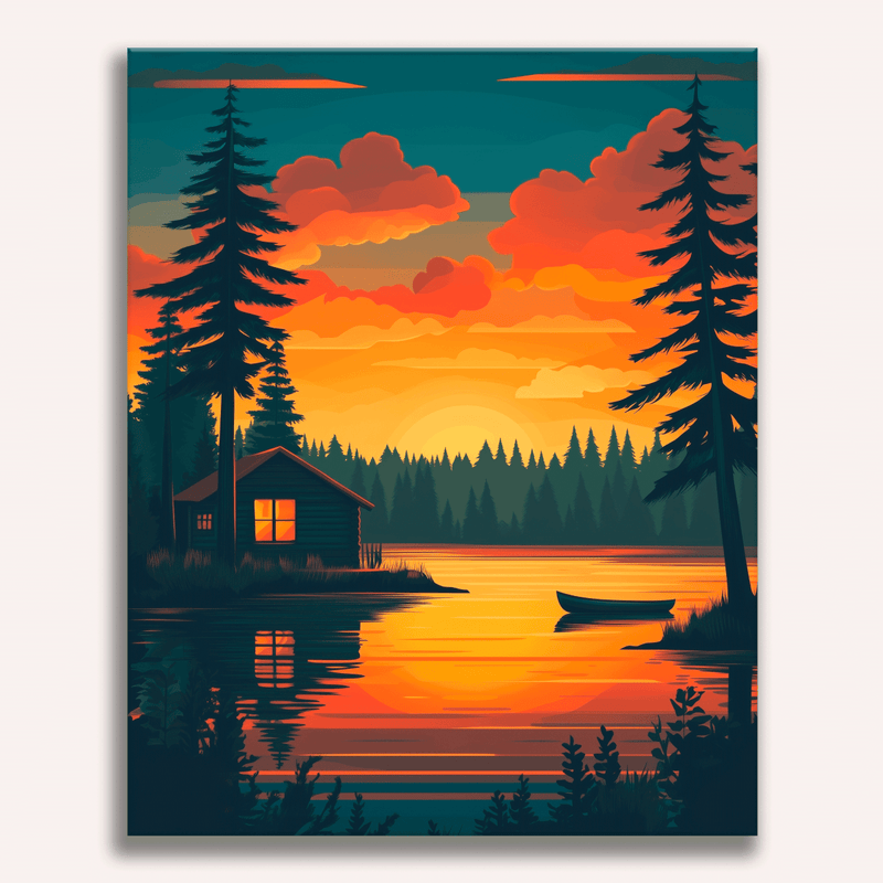 لوحة Cozy Cabin