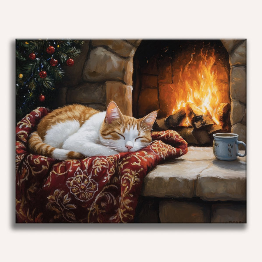 لوحة Fireplace Warmth