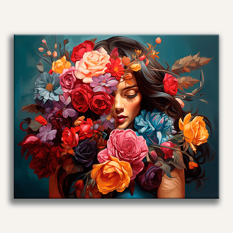 لوحة Floral Embrace