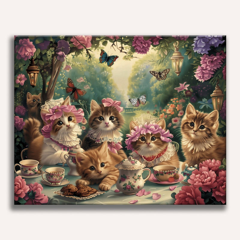 لوحة Kittea Party