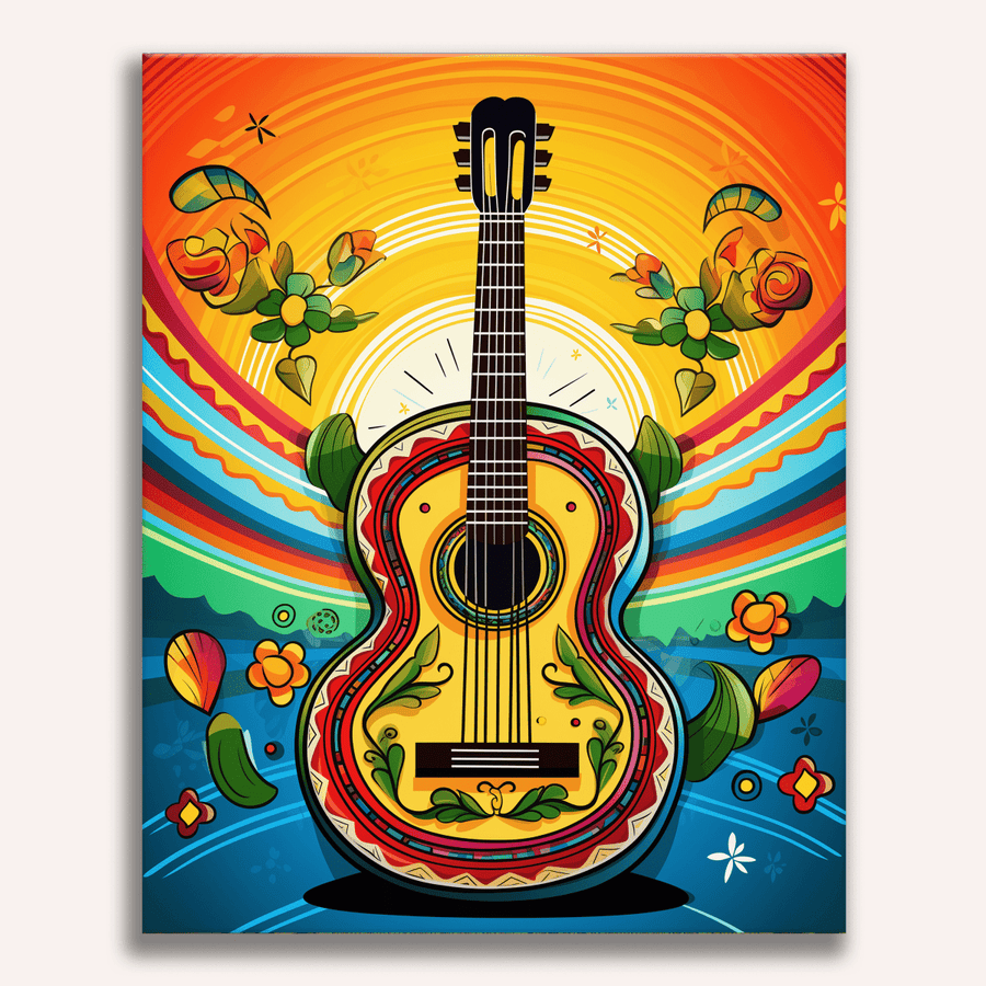 لوحة Mexican Style Guitar