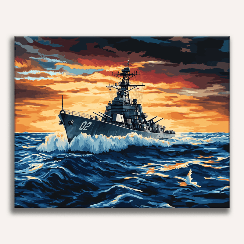 لوحة Navy Battleship