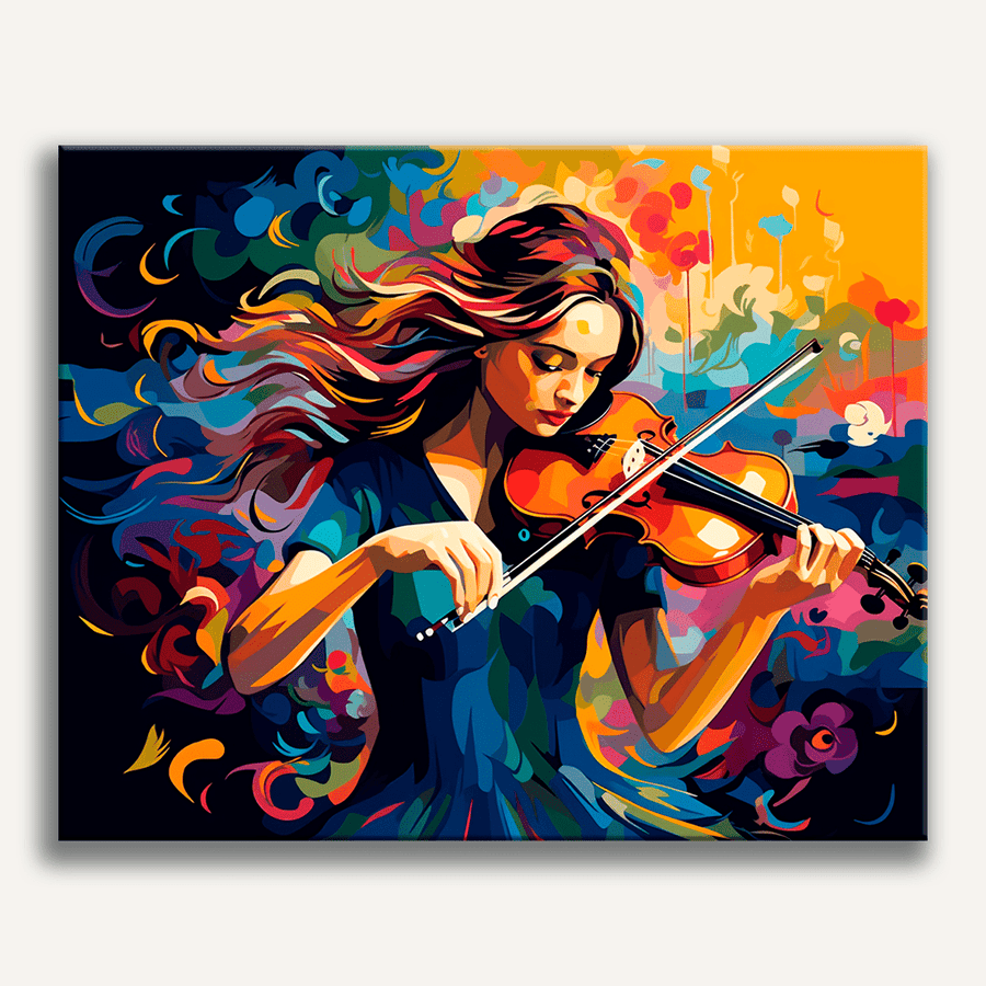لوحة Passionate Violinist