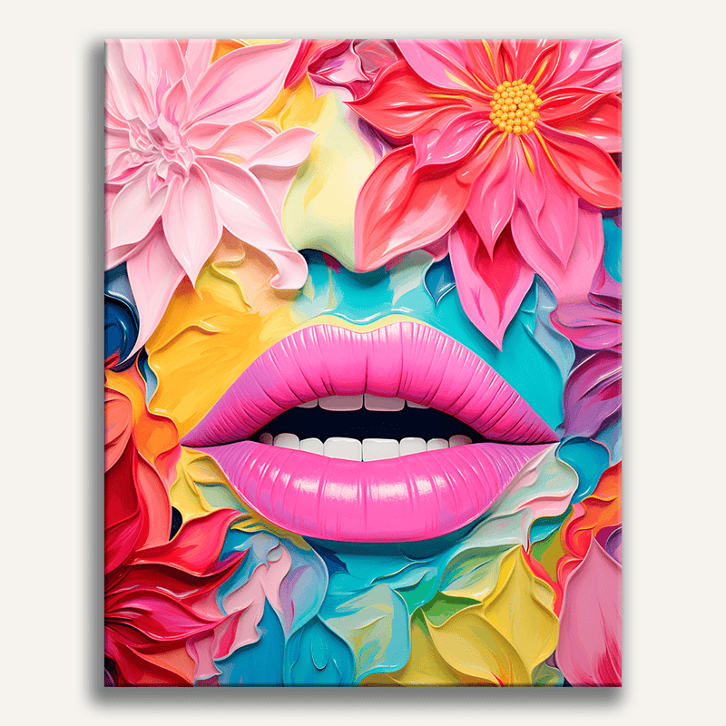 لوحة Pop Art Lips