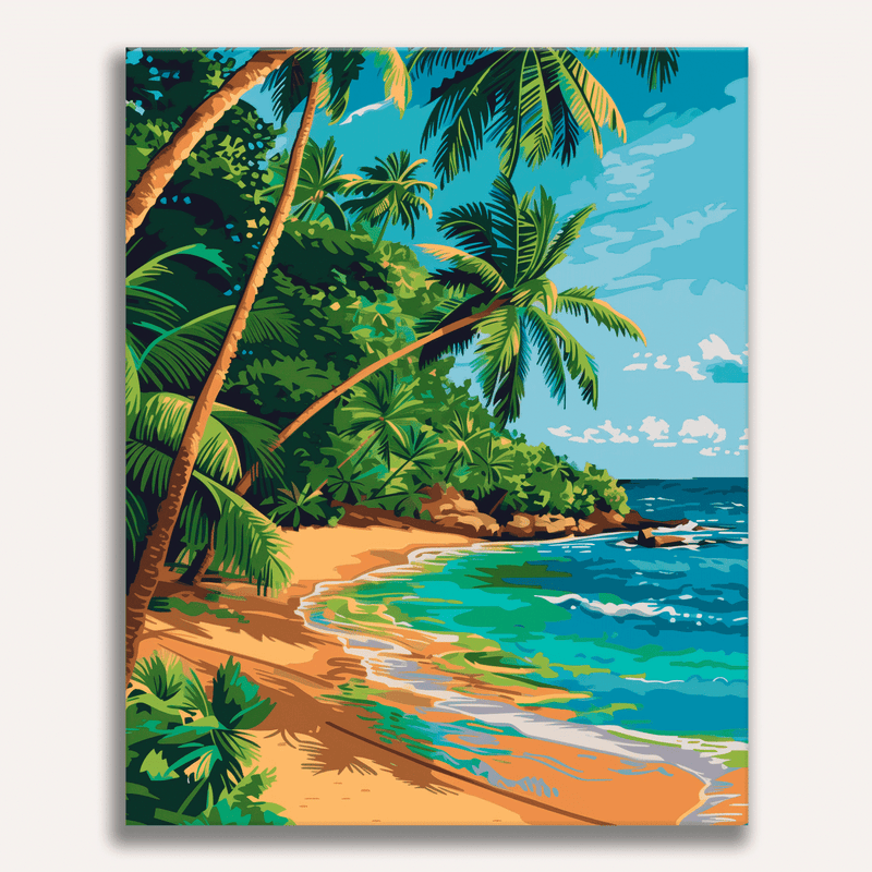 لوحة Sunny Tropical Island