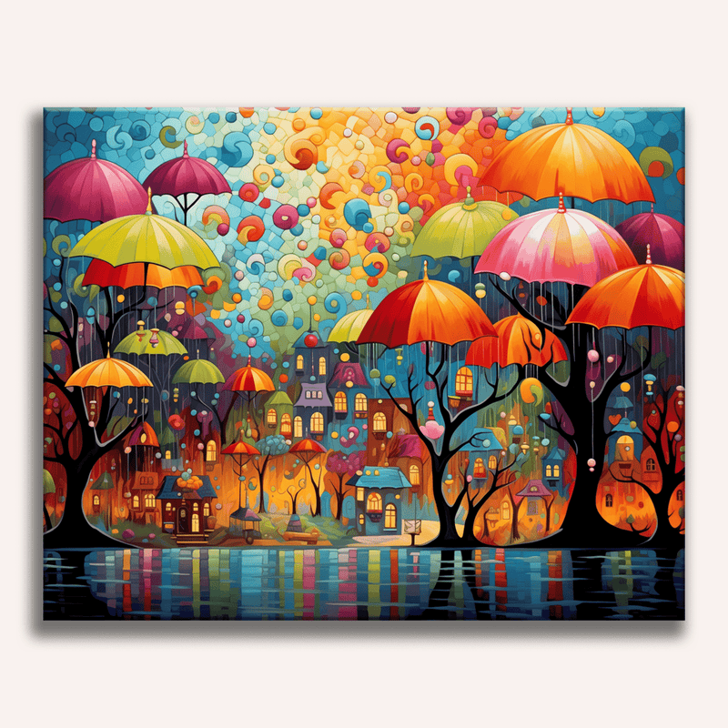 لوحة Umbrella Park