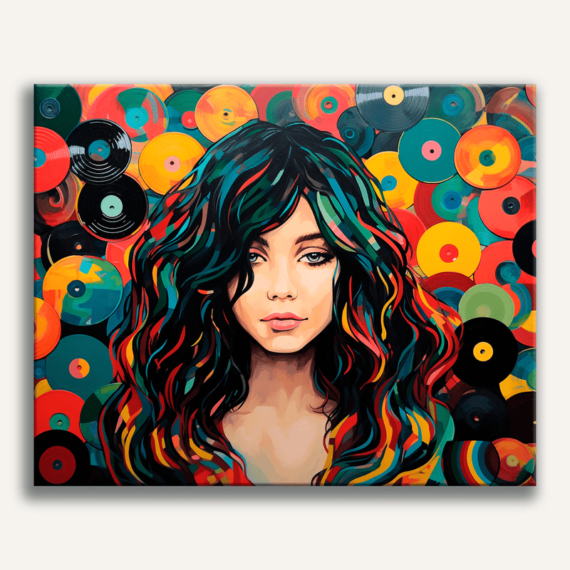 لوحة Vinyl Portrait